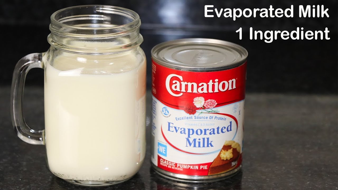 qué es la leche evaporada
