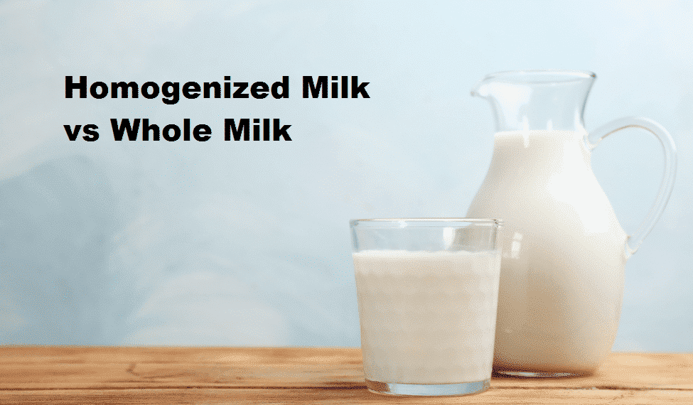 homogenized milk